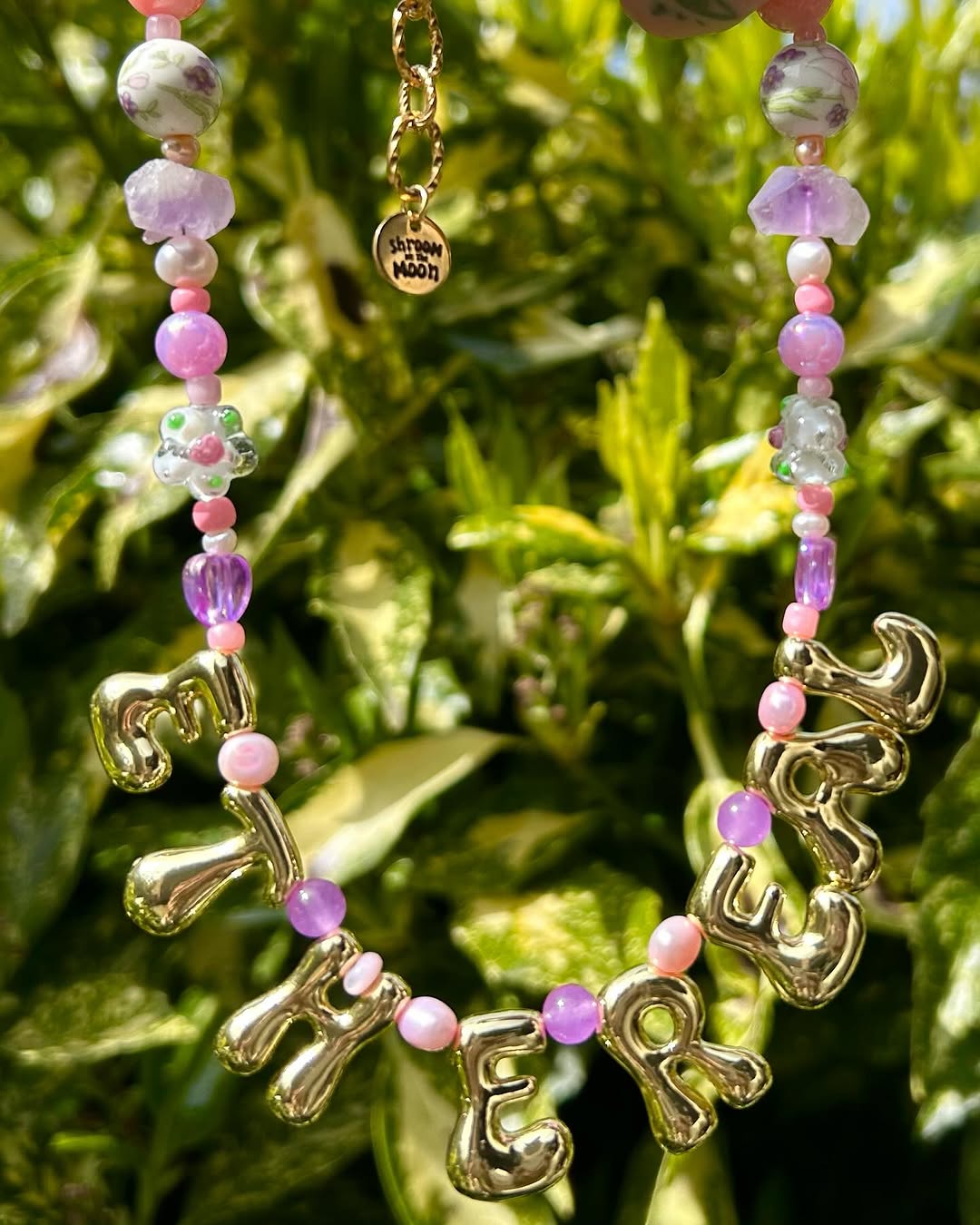 Custom Love Letters Necklace - Groovy Letters