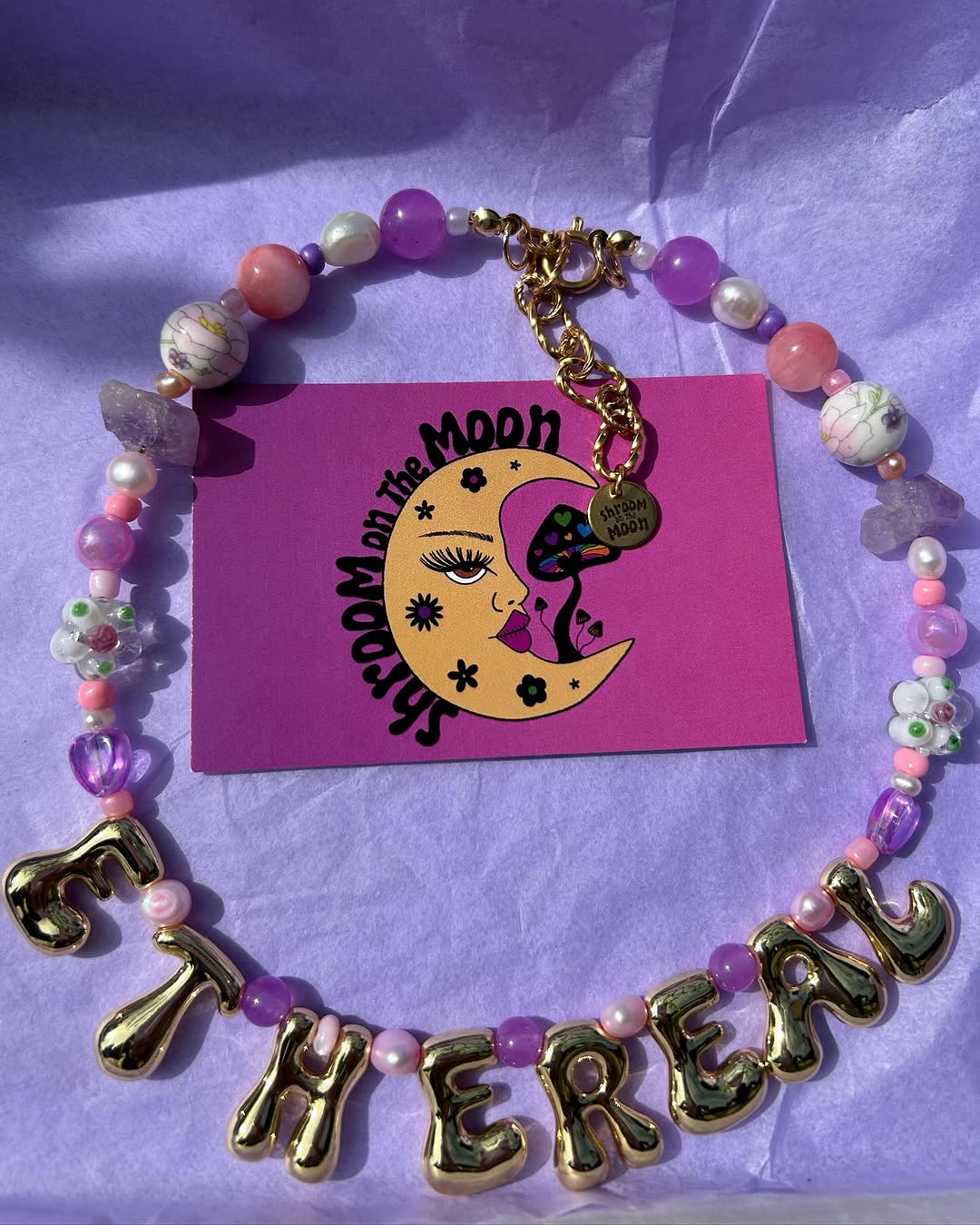 Custom Love Letters Necklace - Groovy Letters