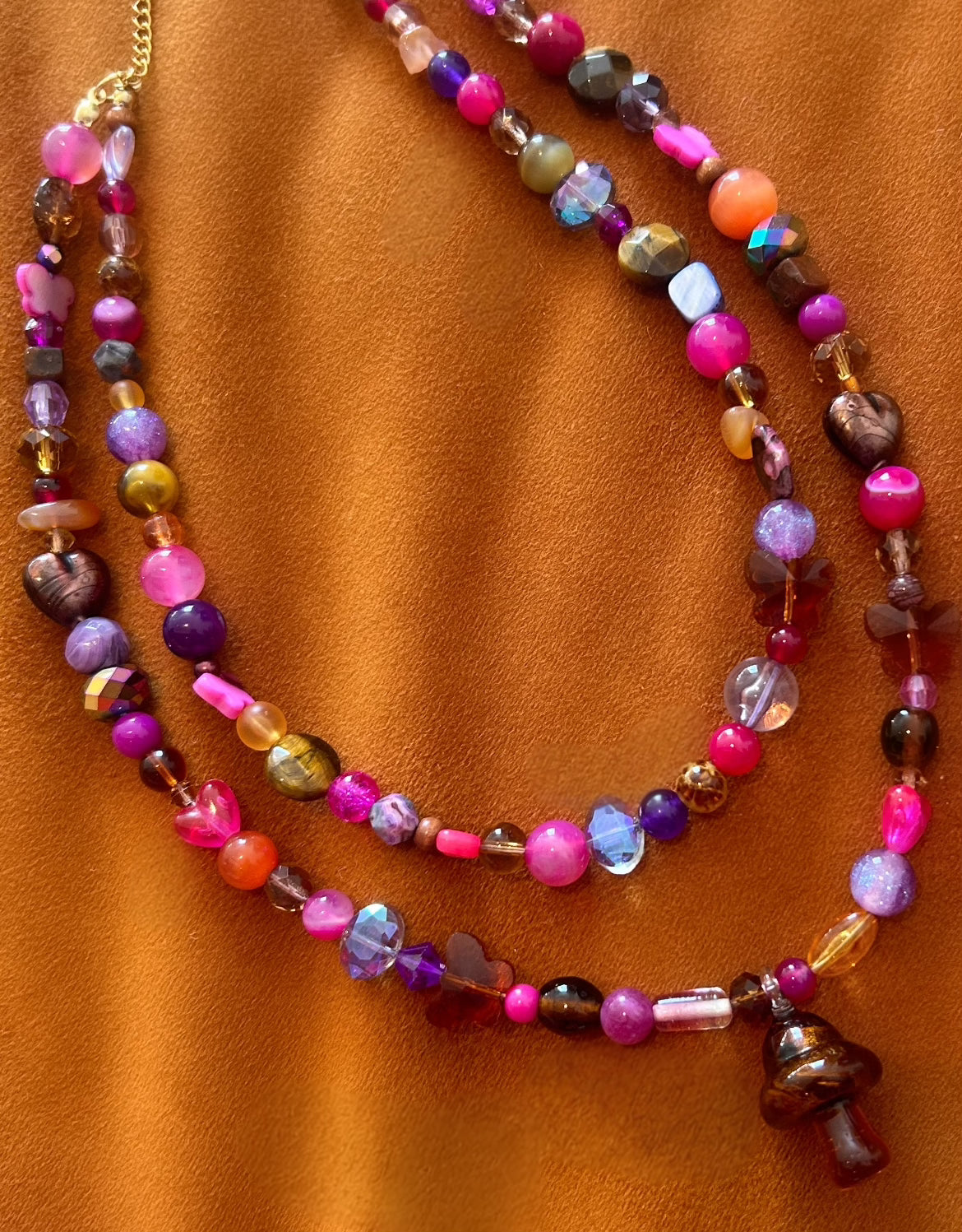 Custom Mother Mushroom Necklace