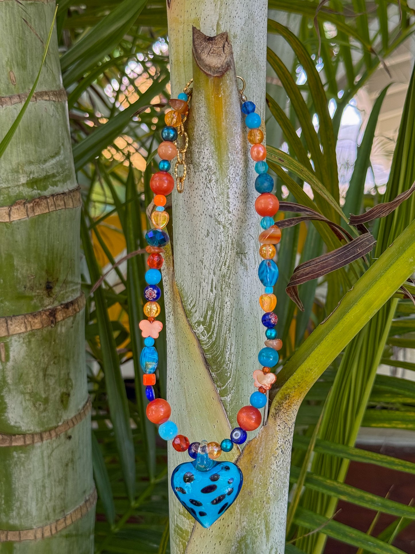 Custom Heart of Glass Necklace