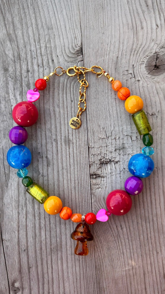 🌈 The Rainbow Shroom Choker