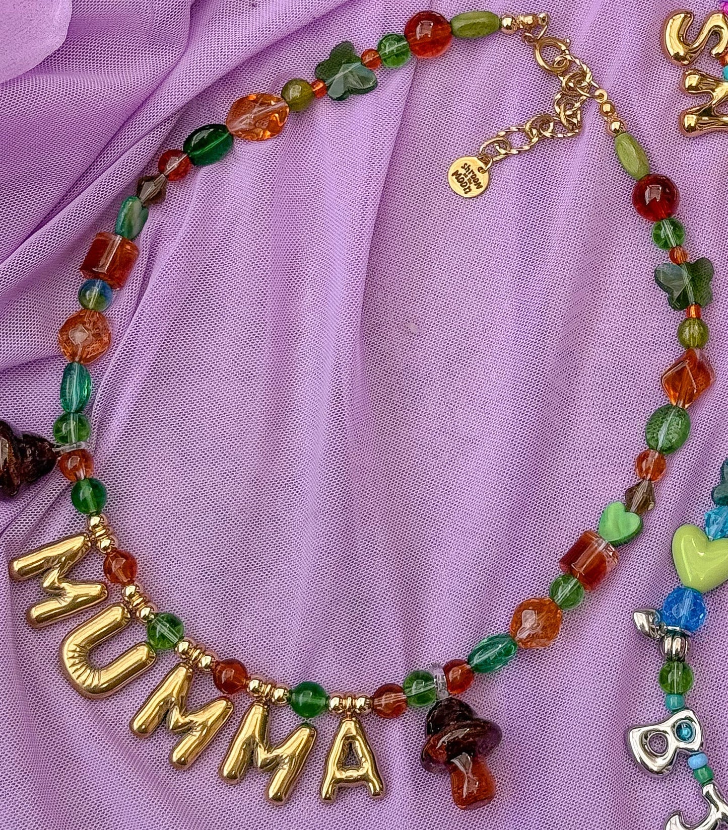 Custom Love Letters Necklace - Balloon Letters