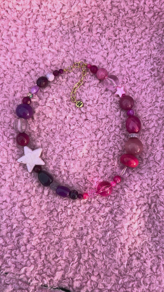 🌸⭐ The Celestial Stardust Choker